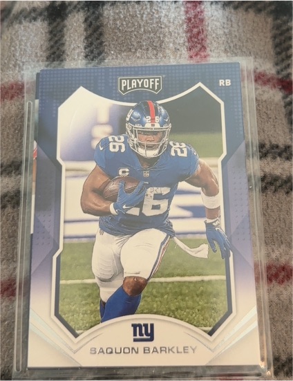 2021 Panini Playoff #111 Saquon Barkley — front