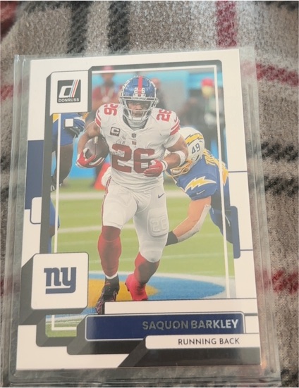 2022 Panini Donruss #163 Saquon Barkley — front