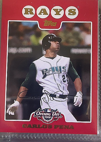 2008 Topps Opening Day Carlos Pena — front