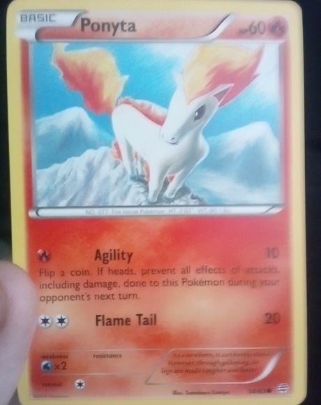 2014 Pokémon XY Flashfire #14 Ponyta — front