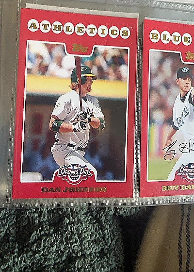 2008 Topps Opening Day #AD-12 Dan Johnson — front