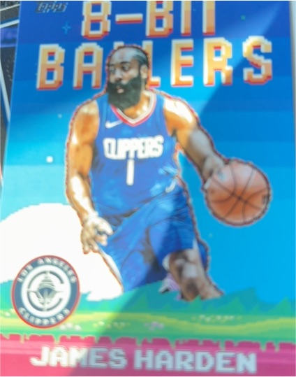 2025-26 Topps #8B-16 James Harden 8-Bit Ballers — front