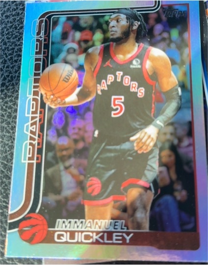 2025-26 Topps #32 Immanuel Quickley — front