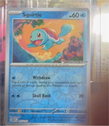 2023 Pokémon Center #007 Squirtle — front
