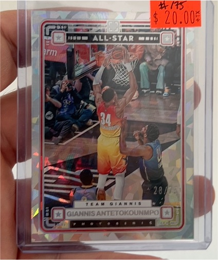 2023-24 Panini Photogenic All-Star #28 Giannis Antetokounmpo — front