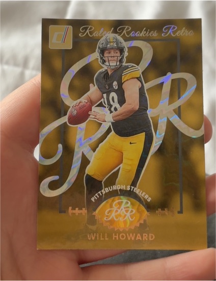 2025 Donruss Rated Rookies Retro #15 Will Howard — front