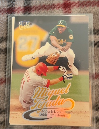 1999 Fleer Ultra #130 Miguel Tejada — front