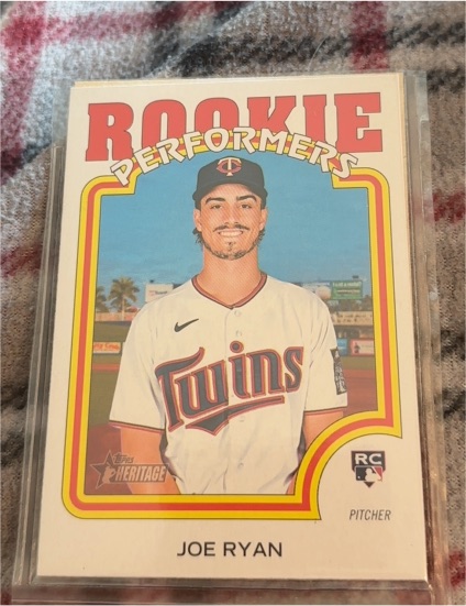 2022 Topps Heritage #RP-8 Joe Ryan — front