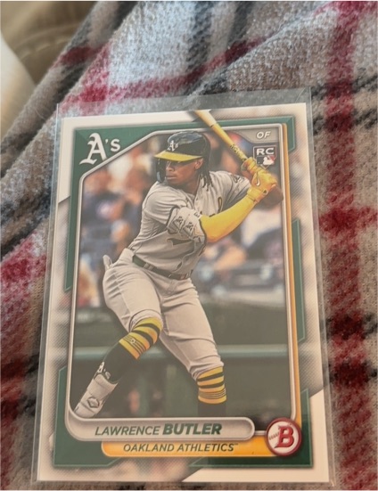 2024 Bowman #44 Lawrence Butler — front