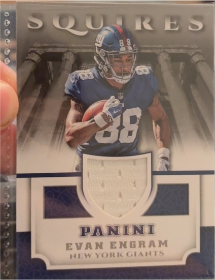 2017 Panini Squires #SQ-EE Evan Engram — front