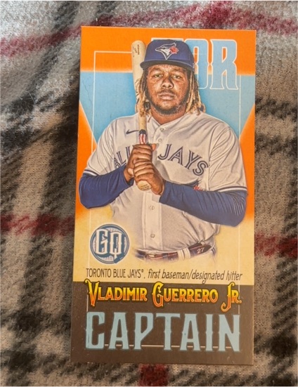 2021 Topps Gypsy Queen Captain Mini #CM-VGJ Vladimir Guerrero Jr. — front