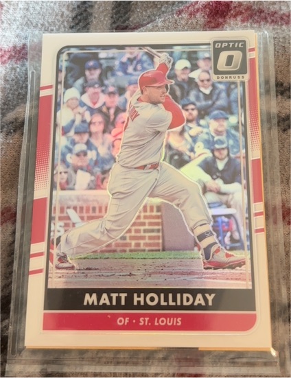 2016 Donruss Optic #153 Matt Holliday — front