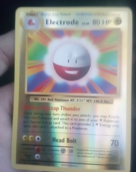 2016 Pokémon XY Evolutions #40 Electrode — front
