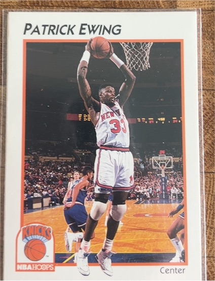 1991-92 Hoops McDonald's #26 Patrick Ewing — front