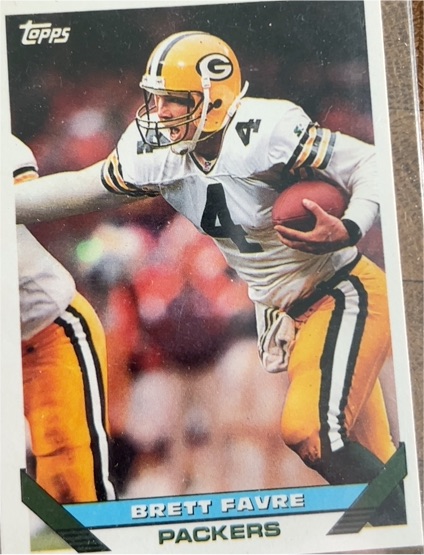 1993 Topps #250 Brett Favre — front