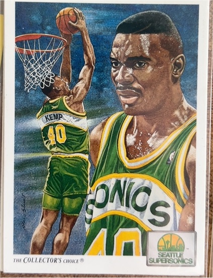 1991-92 Upper Deck #96 Shawn Kemp Seattle SuperSonics — front