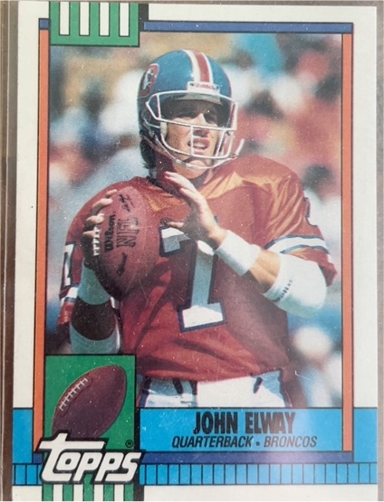 1990 Topps #37 John Elway — front