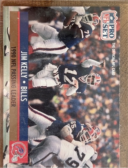 1991 Pro Set #8b Jim Kelly — front