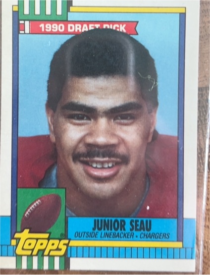 1990 Topps #381 Junior Seau — front