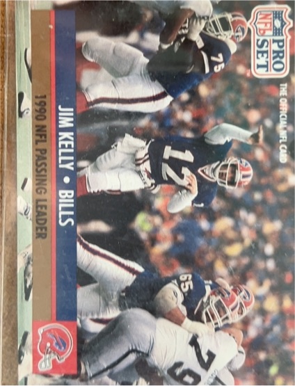 1991 Pro Set #8A Jim Kelly Buffalo Bills — front