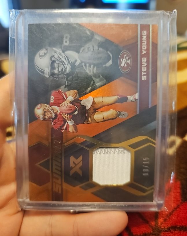 2019 Panini XR Steve Young #08/15 — front