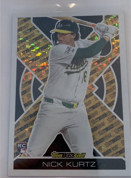 2025 Topps Update Black Gold #BG-20 Nick Kurtz — front