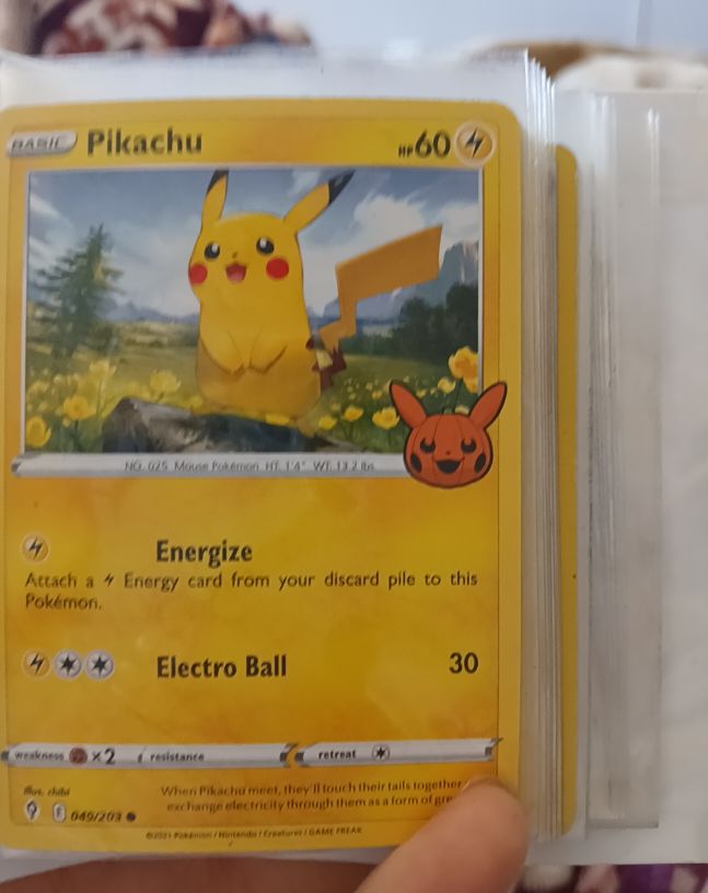 2022 Pokémon Trick or Trade #049 Pikachu — front