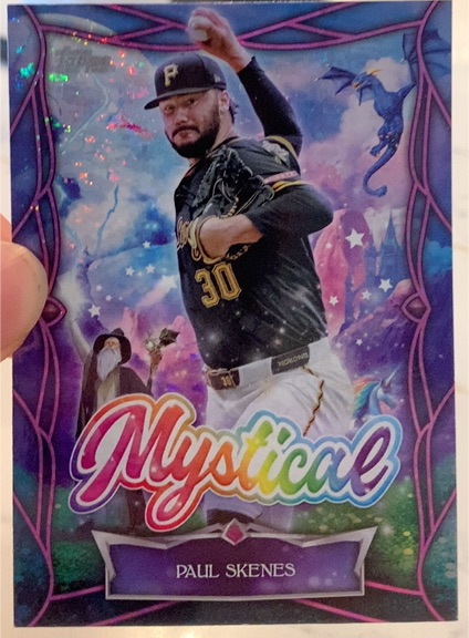 2025 Topps Update #MYS-22 Paul Skenes Mystical — front