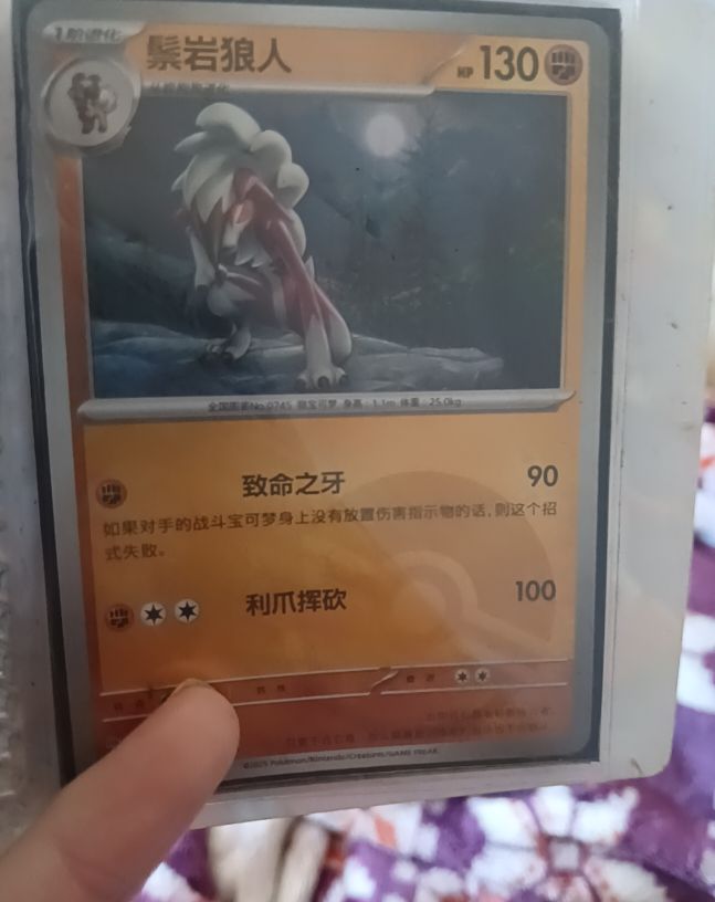 2023 Pokémon 1201/07 Lycanroc — front