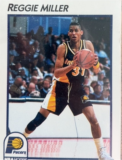 1991-92 Hoops McDonald's #17 Reggie Miller Indiana Pacers — front