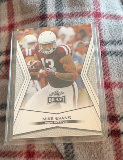2014 Leaf Draft #42 Mike Evans — front