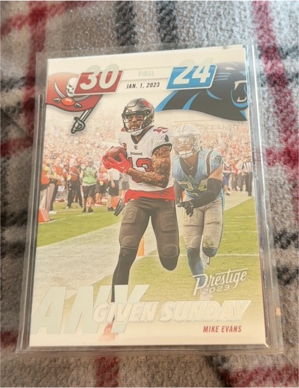 2023 Panini Prestige Any Given Sunday #AGS-17 Mike Evans — front