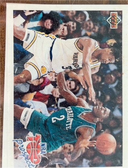 1991-92 Upper Deck #438 Larry Johnson Billy Owens — front