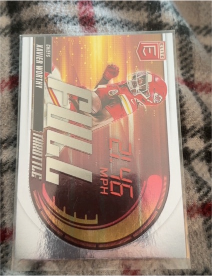 2025 Panini Donruss Elite #11 Xavier Worthy Full Throttle — front