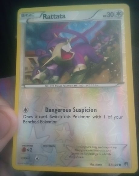 2016 Pokémon Breakpoint #87 Rattata — front