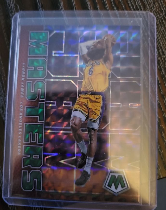 2022-23 Panini Mosaic Jam Masters #1 LeBron James — front