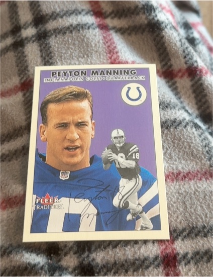 2000 Fleer Tradition #134 Peyton Manning — front
