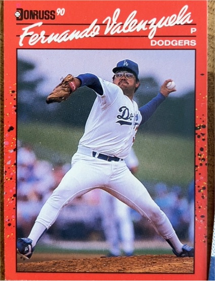 1990 Donruss #625 Fernando Valenzuela — front