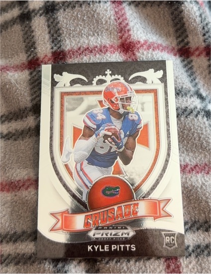 2021 Panini Prizm Draft Picks Crusade #167 Kyle Pitts — front