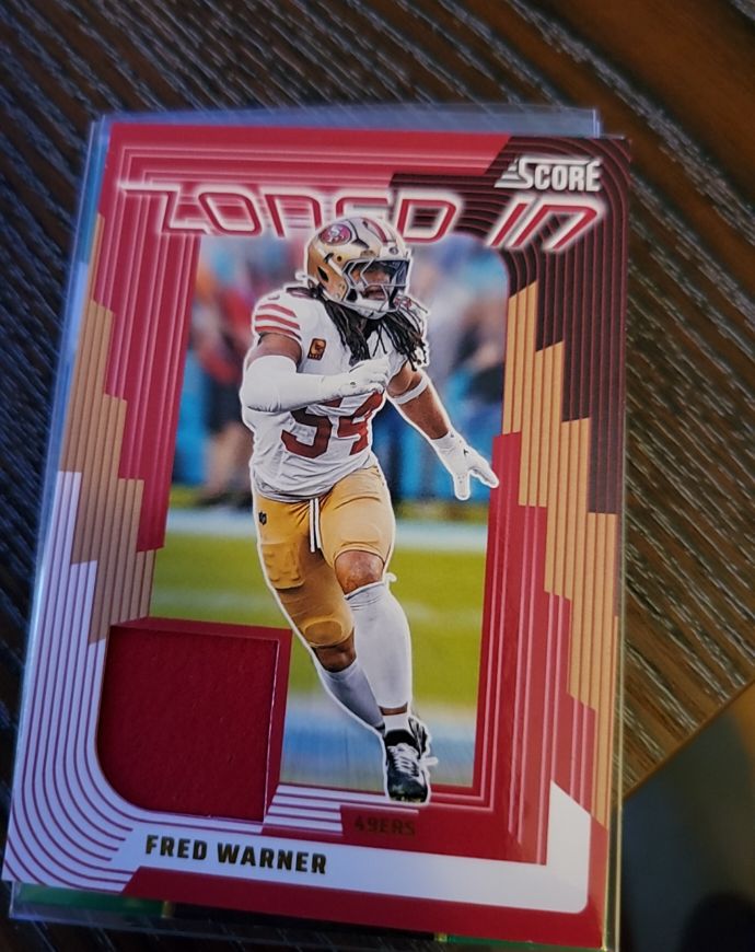 2025 Panini Score #ZON-FWR Fred Warner — front
