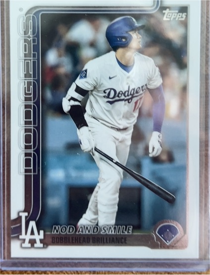 2025 Topps Update #US84 Shohei Ohtani Nod and Smile — front
