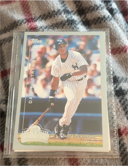 1999 Topps #18 Darryl Strawberry — front