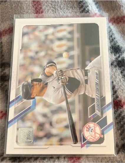 2021 Topps #642 Giancarlo Stanton — front
