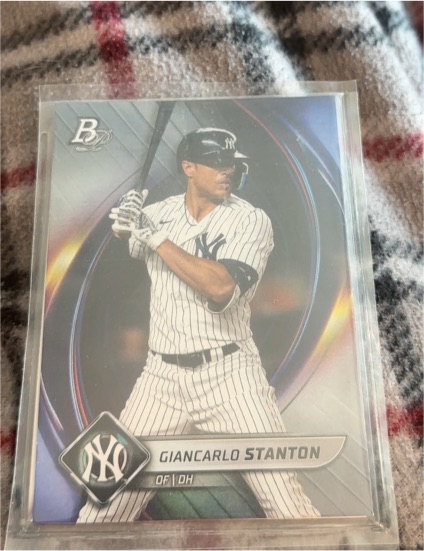 2022 Bowman Platinum #61 Giancarlo Stanton — front