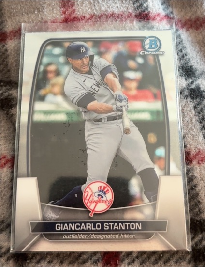2023 Bowman Chrome #99 Giancarlo Stanton — front