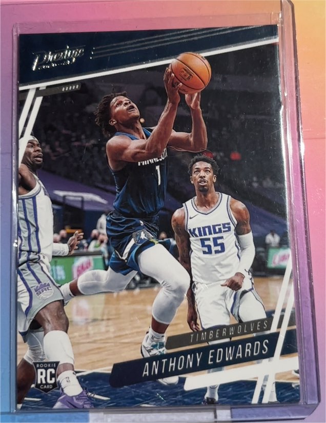 2020-21 Panini Chronicles Prestige #58 Anthony Edwards — front