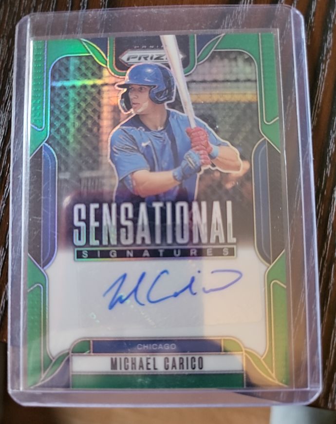 2025 Panini Prizm Sensational Signatures #SS-MC Michael Carico — front