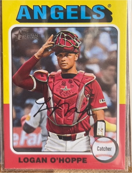 2024 Topps Heritage High Number #657 Logan O'Hoppe — front