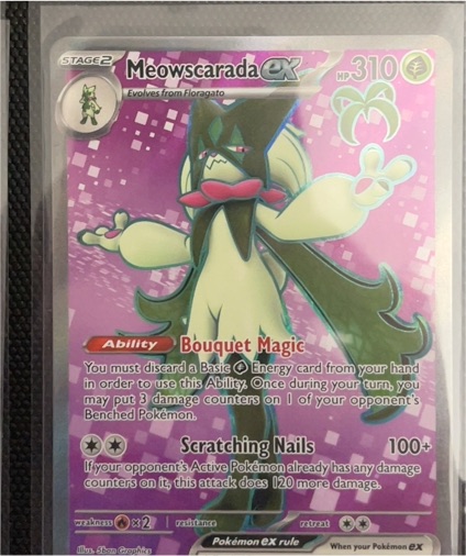 2023 Pokémon TCG Paldea Evolved #231 Meowscarada EX — front