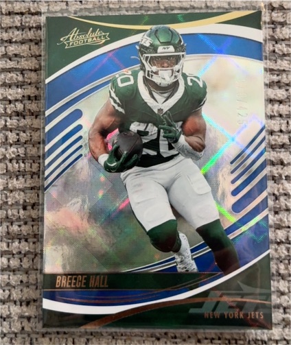 2025 Panini Absolute Football Breece Hall — front